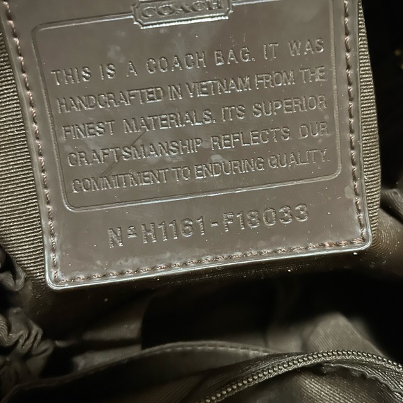 Coach Brown Diaper Bag Overnight Bag - Picture 4 of 14